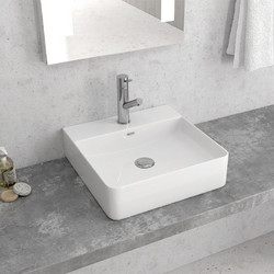 Karag LT 2177 Επικαθήμενος Νιπτήρας Μπάνιου Πορσελάνης 42x42x12cm Λευκός