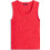 Tommy Jeans Γυναικείο Καλοκαιρινό Top Ριπ Κόκκινο DW0DW20673-XK3