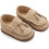 Babywalker Βαπτιστικά Loafers για Αγόρι Δερμάτινα Ανατομικά Μπεζ PRI2121