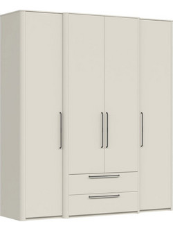 Possina Τετράφυλλη Ντουλάπα Ρούχων Cindel Olive 225x61x225cm 163081209