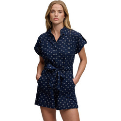 Superdry Γυναικεία Ολόσωμη Φόρμα Κοντομάνικη Navy Μπλε W8012098A-K8M