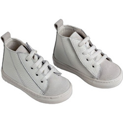 Everkid Βαπτιστικά Sneakers για Αγόρι Δερμάτινα Ανατομικά Λευκά A540A