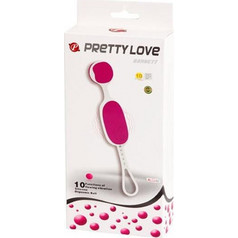 Pretty Love Barnett Vibrating Balls Δονητής Egg με Τηλεχειριστήριο Ροζ