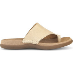 Gabor Γυναικεία Σανδάλια Suede Ανατομικά Χρυσά 03700-64
