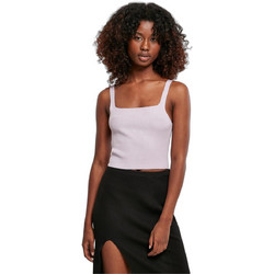 Urban Classics Γυναικείο Καλοκαιρινό Crop Top Πλεκτό Λιλά TB4785-00145