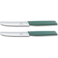 Victorinox Μαχαίρια από Ανοξείδωτο Ατσάλι 11cm 2τμχ 6.9006.11W43B