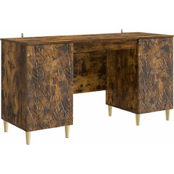 vidaXL Γραφείο Υπολογιστή Ξύλινο 142.5x50x75cm 3414617