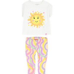 Energiers Παιδικό Σετ για Κορίτσι Καλοκαιρινό Λευκό Ροζ Κίτρινο 15-226384-0