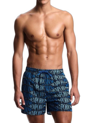 Emporio Armani Ανδρικό Μαγιό Σορτς με Σχέδια Navy Μπλε EM000583AF20442-FB335