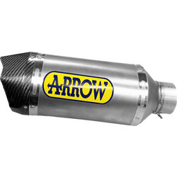 Arrow Τελικό Εξάτμισης για Universal με Σιγαστήρα Titanium Carbon UNITITF65