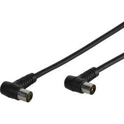 Vivanco Καλώδιο Κεραίας Coax Male to Coax Female 3m Black VANCABMF30090K