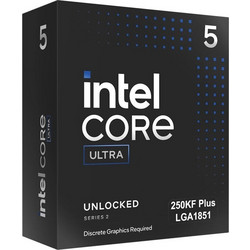Intel Core Ultra 5 250KF Plus Box Επεξεργαστής 18 Πυρήνων για Socket 1851