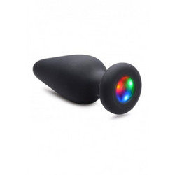 XR Brands Booty Sparks Light-Up Small Πρωκτική Σφήνα Diamond Plug