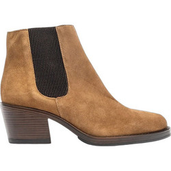 Yokono Γυναικεία Μποτάκια Chelsea Suede Ταμπά με Χοντρό Χαμηλό Τακούνι BRAVA-003