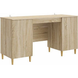 vidaXL Γραφείο Υπολογιστή Ξύλινο 142.5x50x75cm 3414596