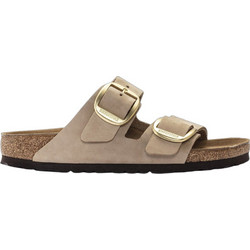 Birkenstock Arizona Big Buckle Γυναικεία Σανδάλια Suede Ανατομικά Μπεζ 1024064