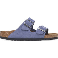 Birkenstock Arizona Γυναικεία Σανδάλια Suede Ανατομικά Μωβ 1029218