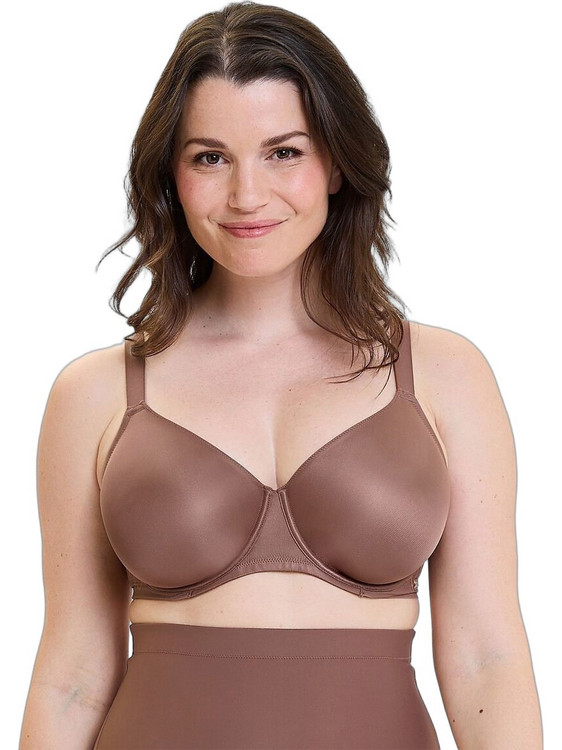 Sans Complexe Σουτιέν Minimizer με Μπανέλα Καφέ 24008