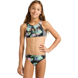 Roxy Παιδικό Μαγιό Bikini Set για Κορίτσι Μαύρο Πολύχρωμο ERGX203694-XMGB
