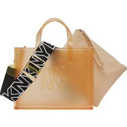 DKNY Hadlee Jelly Γυναικεία Τσάντα Χειρός από Δερματίνη Κίτρινη R51AVC80-DYZ