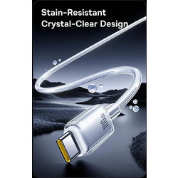 Baseus Stainless USB-A to USB-C 100W 2m White BAS-E0427901