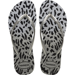 Havaianas Γυναικείες Σαγιονάρες Αντιολισθητικές Ασημί 4103352-9320