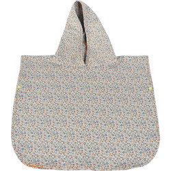 Walking Mum Flowers Πόντσο Θαλάσσης Microfiber Γκρι 1120800782