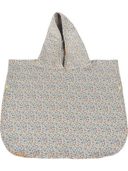 Walking Mum Flowers Πόντσο Θαλάσσης Microfiber Γκρι 1120800782