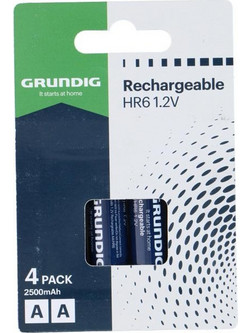 Grundig Rechargeable AA 2500mAh 4τμχ