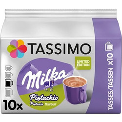 Tassimo Κάψουλες Σοκολάτα Milka Pistachio Συμβατές με Μηχανή Tassimo 10τμχ