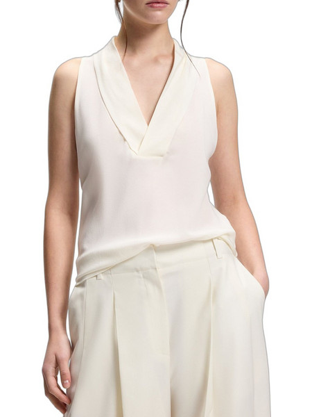 Hugo Boss Γυναικείο Καλοκαιρινό Top Εκρού 50553717-118