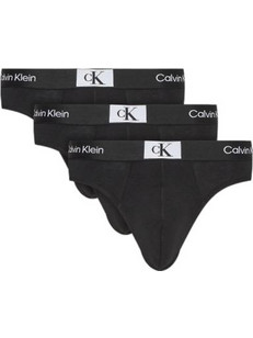 Calvin Klein Ανδρικά Σλιπ Βαμβακερά Μαύρα 3Pack 000NB3527A-UB1