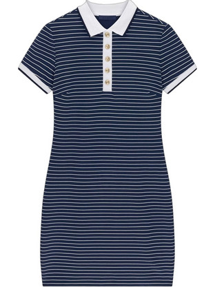 Guess Mini Καλοκαιρινό Καθημερινό Φόρεμα Navy Μπλε Λευκό W6GK14K2948-SB09