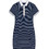 Guess Mini Καλοκαιρινό Καθημερινό Φόρεμα Navy Μπλε Λευκό W6GK14K2948-SB09