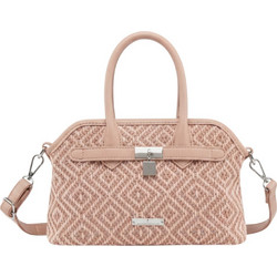 Bag to Bag Γυναικείο Τσαντάκι Χειρός Υφασμάτινο Ροζ XQ10656