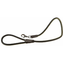 Ferplast Derby Λουρί Σκύλου Δερμάτινο 1.1m x 12mm Μαύρο