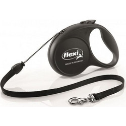 Flexi Fun Cord Πτυσσόμενο Λουρί Σκύλου έως 20kg 5m Μαύρο
