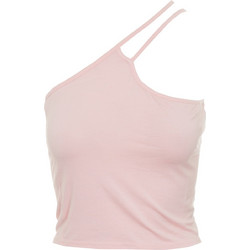 Kendall + Kylie Γυναικείο Καλοκαιρινό Crop Top Ροζ 1S1.040.010
