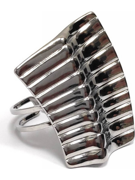 Karma Γυναικείο Δαχτυλίδι από Ατσάλι Ασημί με Swarovski 2412-002A