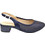 Caprice Γόβες Slingback Δερμάτινες με Χοντρό Χαμηλό Τακούνι Navy Μπλε 9-29602-44-807