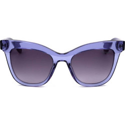 Blumarine SBM711 095A Γυναικεία Γυαλιά Ηλίου Πεταλούδα Κοκάλινα Μωβ με Καφέ Φακό