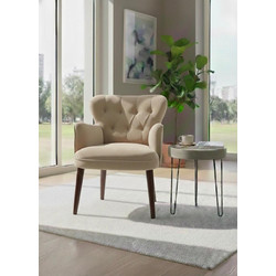 Stewe Home Πολυθρόνα Μπεζ STE-026729-V58239