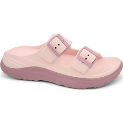 Level Anatomic Γυναικείες Παντόφλες Καλοκαιρινές Flatforms Ανατομικές Αντιολισθητικές Ροζ 181