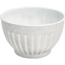 MarHome Mini Γλάστρα Στρογγυλή Πλαστική Λευκή 9x5cm 09-01-0130