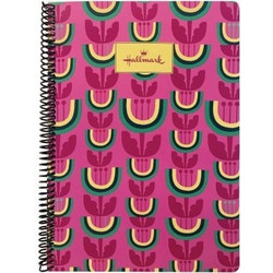 Hallmark Tulip Σπιράλ Τετράδιο Ριγέ A4 70 Φύλλων 2 Θεμάτων Φούξια 333-50440