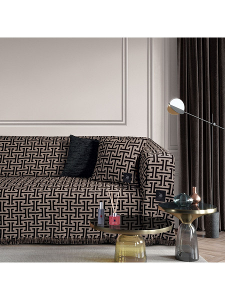 Greenwich Polo Club Ριχτάρι Τριθέσιου Καναπέ 180x300 Essential 3902 Beige Black