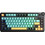 Aula AU75 Ασύρματο Μηχανικό Gaming Πληκτρολόγιο TenKeyLess με Bloomfield Διακόπτες RGB Black Yellow