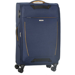 RCM 13717 Βαλίτσα Μεγάλη 77x48x30cm με 4 Ρόδες Μπλε
