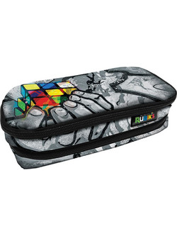 Graffiti Hand Rubik's Κασετίνα με 2 Θήκες Γκρι 266342