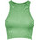 Only Γυναικείο Καλοκαιρινό Crop Top Ριπ Πράσινο 15265304